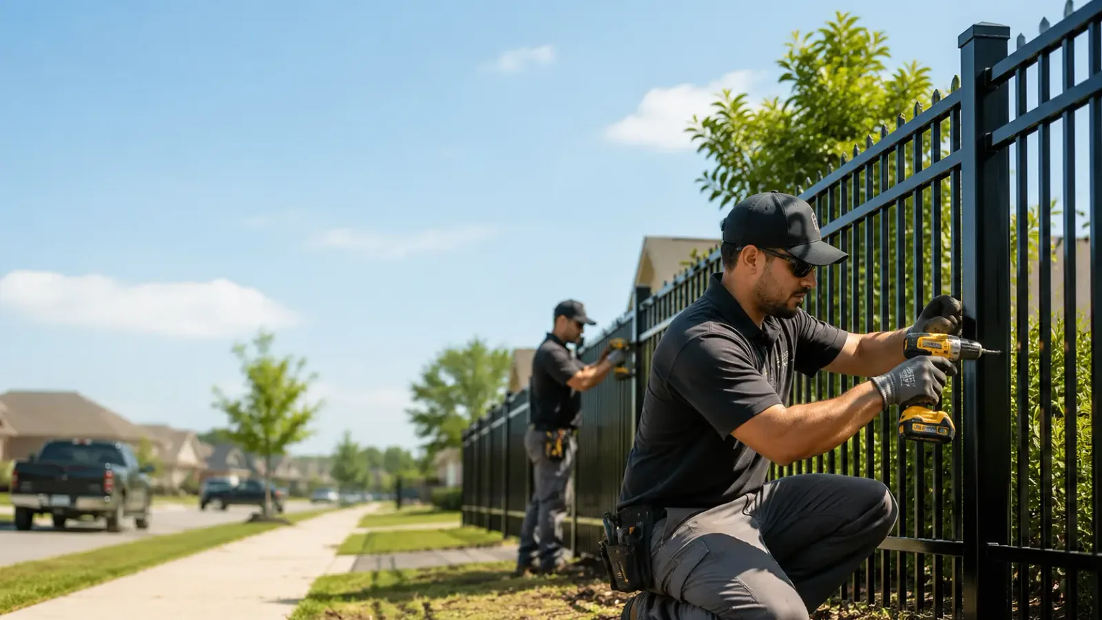 Metal Fence Installation in Effort, PA